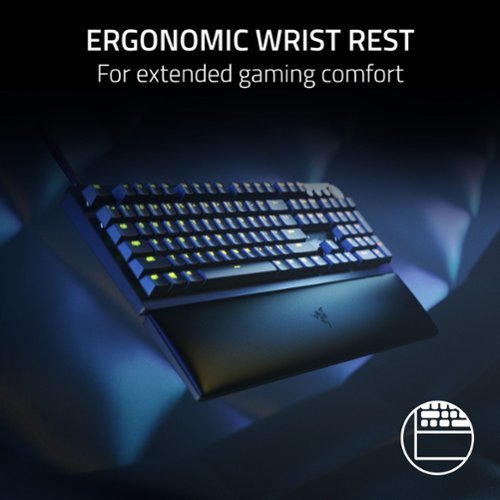 Razer Huntsman V2 Full Size Wired Optical Purple Clicky Switch Gaming Keyboard with Chroma RGB Backlighting - Black HOW TO BUY