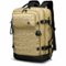Swissdigital Design - BERG PRO TSA-Friendly Backpack With USB Charging Port RFID Protection and Fits Up to 17″ Laptop - Khaki-Front_Standard