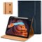 DTTO - Case for iPad 11th Gen 11" 2025 (A16) & 10th Gen 10.9" 2022, Leather Folio Cover with Pencil Holder & Auto Wake/Sleep - Blue-Front_Standard