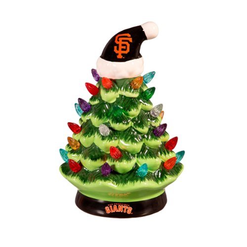 Evergreen Enterprises - San Francisco Giants 8" LED Light Up Christmas Tree - Multicolor-Front_Standard 