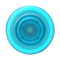PopSockets - MagSafe PopGrip Universal Magnetic Grip & Stand with Adapter Ring for Cell Phones - Electric Blue Translucent-Front_Standard