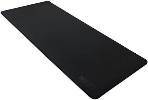 NZXT - MXP700 Cloth Gaming Mousepad Large - Black-Front_Standard 