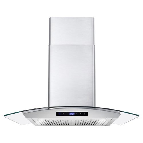 COSMO - 30 inches - Convertible - Wall Range Hood - Stainless Steel-Front_Standard 