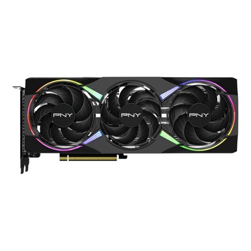 PNY - GeForce RTX 5060 Ti Overclocked 8GB GDDR7 PCI Express 5.0 Graphics Card with Triple Fan - Black-Front_Standard 