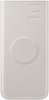 Samsung - 25W 10,000mAh Battery Pack Wireless Charger, Super Fast Charging w/ 2 Ports for Galaxy Phones, Buds and More, 3A - Beige-Front_Standard