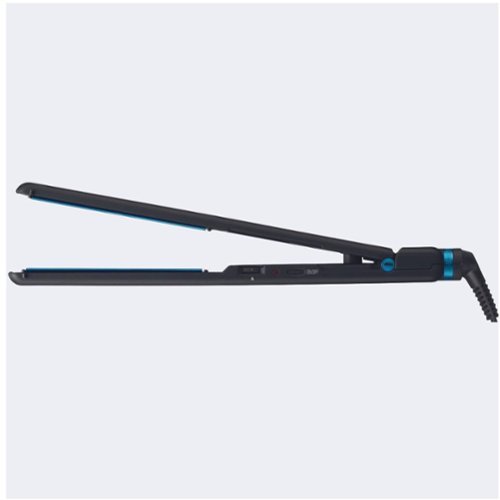 Babyliss - Conair BNTMB4073TUC Black And Blue 1 1/2 Inch Flat Iron-Front_Standard 