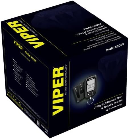 Viper 5308V 2 Way LCD Security with Remote Start Bundled with + (1