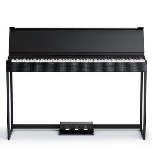 Donner music - Donner OURA™ S300 88 Key Graded Hammer Action Weighted Home Digital Piano - Black-Front_Standard 