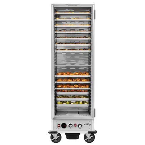 Front. Koolmore - 33 in. Commercial Insulated Heated Holding/Proofing Cabinet with Glass Door and 35-Pan Capacity in Silver KM-CHP36-SIGL - Silver.