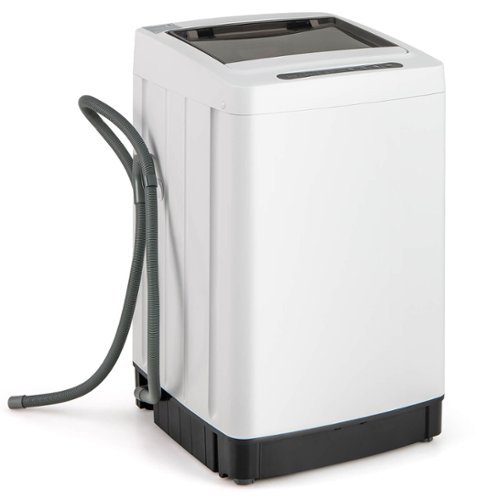 Portable Washing Machine 11 LBS Full Automatic Washer Machine with 8 Washing Modes-Front_Standard 