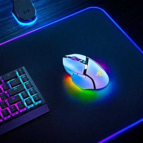 RAZER BASILISK V3 PRO CUSTOMIZABLE WIRELESS GAMING MOUSE WITH RAZER HYPERSCROLL TILT WHEEL - WHITE SHOP ONLINE