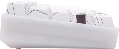 Higround Basecamp 65+ 65% Wired Mechanical Lubed TTC Milky Switch Gaming Keyboard with RGB Backlighting - Snowstone WORLDWIDE DELIVERY