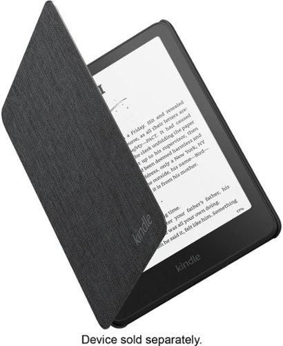 Amazon Kindle Paperwhite and Kindle Colorsoft Signature Edition Case, Water-Safe, Foldable Protective Cover - Fabric - Black WORLDWIDE DELIVERY