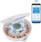 LiveFine - Smart WiFi Pill Dispenser | 28-Day Auto Medication Organizer w/ Lock & 9 Daily Dose Alerts for Remote Monitoring - Clear Lid-Front_Standard