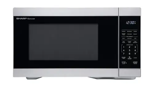 SHARP Carousel

12:30

POTATO  
BEVERAGE  
VEGGIE  
FROZEN  
POPCORN  
RHEAT  
PIZZA  
AUTO DEFROST  
MEAT  
POULTRY  
FISH  

TIME  
COOK  
POWER  
TIME LEVEL  
DEFROST  

1  
2  
3  
4  
5  
6  
7  
8  
9  

KITCHEN  
0  

TIMER  
UNLOCK  
CLOCK  
STOP  
CLEAR  
START  
30 SEC