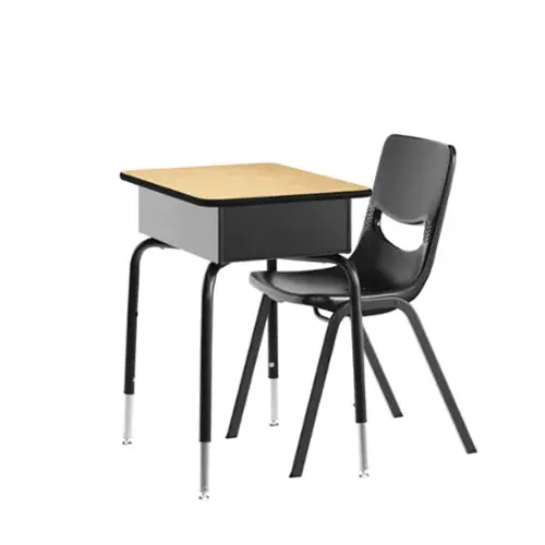 Natural Top/Black Chair