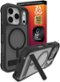 ZAGG - Rainier Snap with Kickstand for Apple iPhone 17 Pro - Smoke Black-Front_Standard