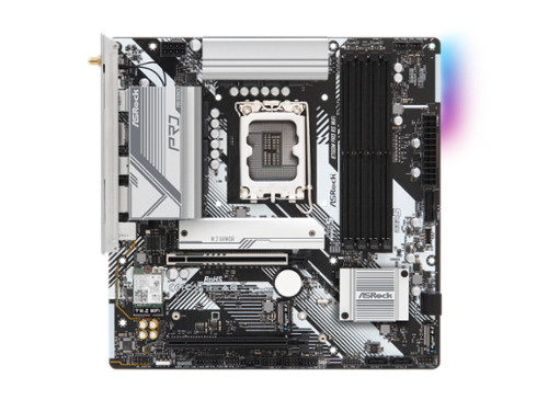 ASRock B760M PRO RS WiFi LGA 1700 Intel B760 Micro ATX Motherboard