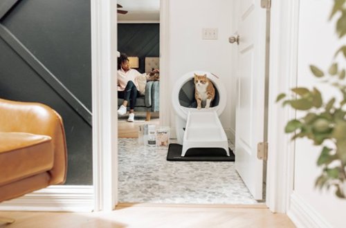 Whisker Litter-Robot 4 Smart App-Controlled Self-Cleaning Litter Box Core Accessories Bundle - White GLOBAL SHIPPING