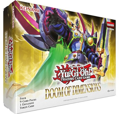 Konami Yu Gi Oh! Doom of Dimensions 4 Pk with 1 Exclusive