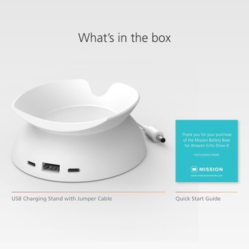 Amazon Echo Spot Charging Stand - White GLOBAL SHIPPING