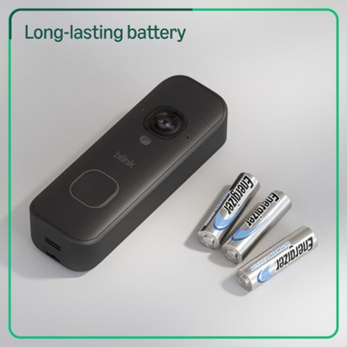 Blink Battery Doorbell 2K+ (Add-On) — Wireless video doorbell, 2K resolution, enhanced audio - Black WORLDWIDE DELIVERY