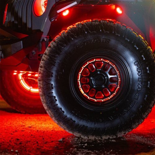 Race Sport COLORTRAIL 14-18” Adjustable RGBW LED Wheel Light Kit - Multi WORLDWIDE DELIVERY