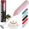 Zulay Kitchen - FrothMate Powerful Milk Frother Portable & Compact Handheld Foam Maker Lattes, Cappuccinos - Pink-Front_Standard