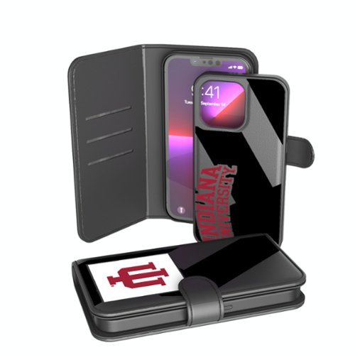 Keyscaper - NCAA - Indiana Hoosiers iPhone Wallet Case - 13 - Multicolor-Front_Standard 
