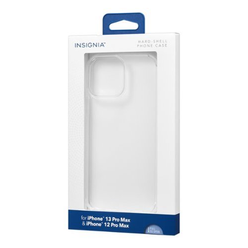 Insignia™ Hard Shell Case for iPhone 13 Pro Max and iPhone 12 Pro Max - Clear HOW TO BUY