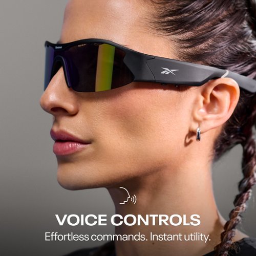 Lucyd Reebok Octane Smart Eyewear Powered by Lucyd - Black/Violet GLOBAL SHIPPING