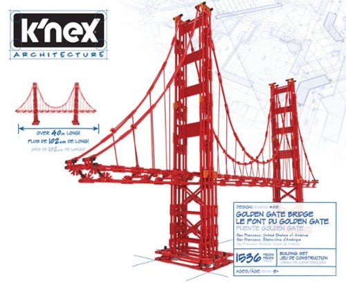 K'NEX KNEX Architecture: Golden Gate Bridge BUY IN CANADA