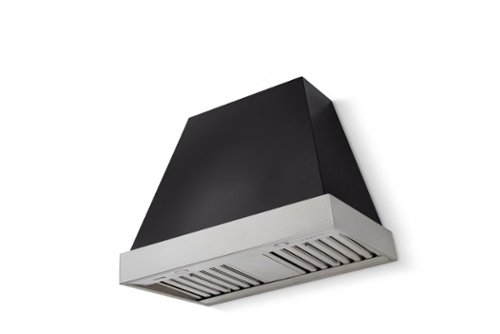 AGA - 36 inches - Externally Vented - Wall Range Hood - Matte Black