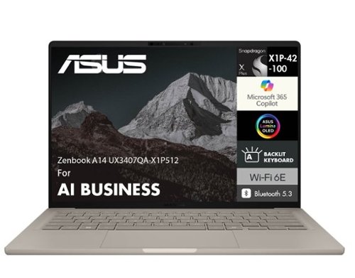 ASUS Zenbook A14 Laptop 14.0 OLED (Qualcomm Snapdragon X Plus