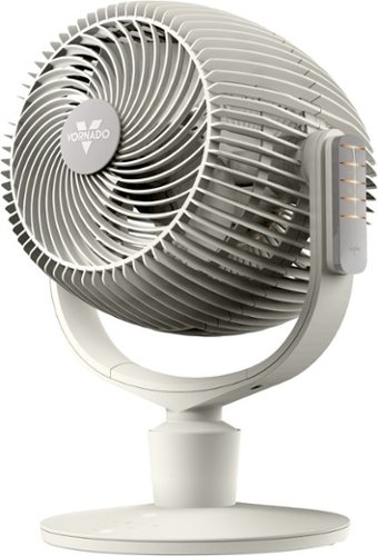 Vornado - EOS 9 Whole Room Air Circulator with Omniwave Multi-Axis Oscillation, Remote, Aromatherapy, Quiet Operation Fan - Alabaster