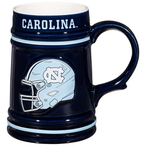 Evergreen Enterprises - North Carolina Tar Heels 24oz. Ceramic Stein Cup with Gift Box - Multicolor-Front_Standard 