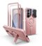 Dexnor - Case for Samsung Galaxy S26 Plus with Camera Cover, Screen Protector, Compatible with MagSafe, Rugged Shockproof Cover - Peony Pink-Front_Standard
