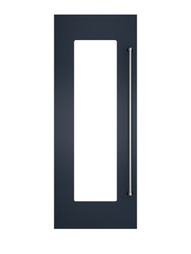 30"W. Door Panel for Viking Veil FDWCIC7300L Left Hinge Wine Models - Slate Blue