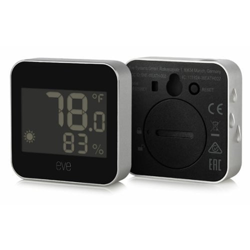 Eve Weather Connected Weather Station - Black WORLDWIDE DELIVERY