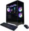 CyberPowerPC - Gaming Desktop - Intel Core i9-14900F - NVIDIA GeForce RTX 5060 Ti 16GB - 32GB DDR5 - 2TB PCIe 4.0 SSD - Black-Front_Standard