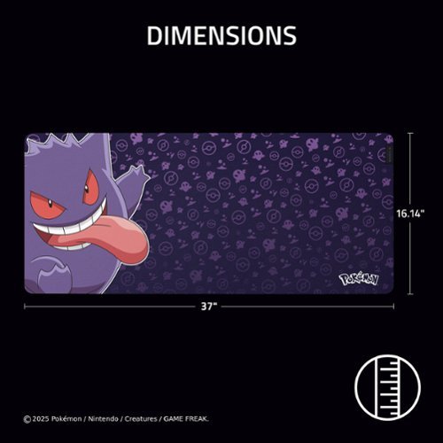 Razer Gigantus V2 Cloth Gaming Mouse Pad (XXL) - Pokémon Gengar Edition WORLDWIDE DELIVERY