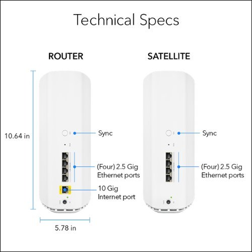 NETGEAR Orbi 870 Series BE21000 Tri-Band Mesh Wi-Fi 7 System - White BUY IN SINGAPORE