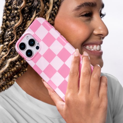 VELVET CAVIAR Magsafe Case for Apple iPhone 16 Pro - Pink Vibe Checkered HOW TO BUY