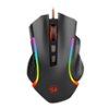 REDRAGON - Griffin M607 Wired Optical Gaming Mouse - Wired - Black-Front_Standard