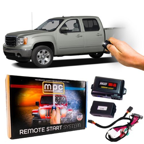 MPC - Factory Remote Activated Remote Start Kit For 2003-2007 GMC Sierra - Black-Front_Standard 