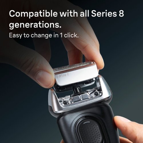 Braun Series 8 Men's Electric Shaver Head Replacement,Compatible with all 83**s Models - Black BUY IN EUROPE