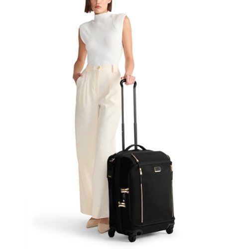 TUMI Voyageur Léger Continental Expandable Carry-On - Black/Gold WHERE TO BUY