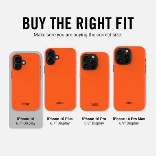 The Ridge Wallet Everyday Phone Case - IPhone 16 - Basecamp Orange - Basecamp Orange HOW TO BUY