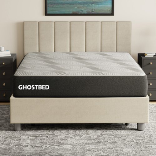 GhostBed - Essential 11 inch Memory Foam Mattress - Queen - Gray-Front_Standard 