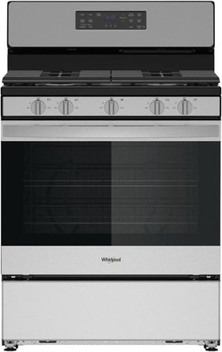 Whirlpool - 30-inch Gas Range with Crispy Mode and Griddle Zone - Stainless Steel